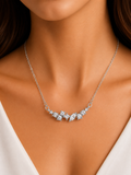 Damnstyle Silver-Plated Anti-Tarnish American Diamond Pendant