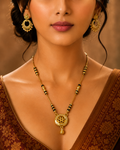 Damnstyle Gold Plated Traditional Mangalsutra for Women Daily & Party Wear