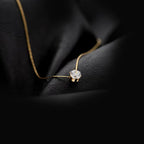 Damnstyle Necklace Anti-Tarnish Evil Eye Pendant With Pearl Center